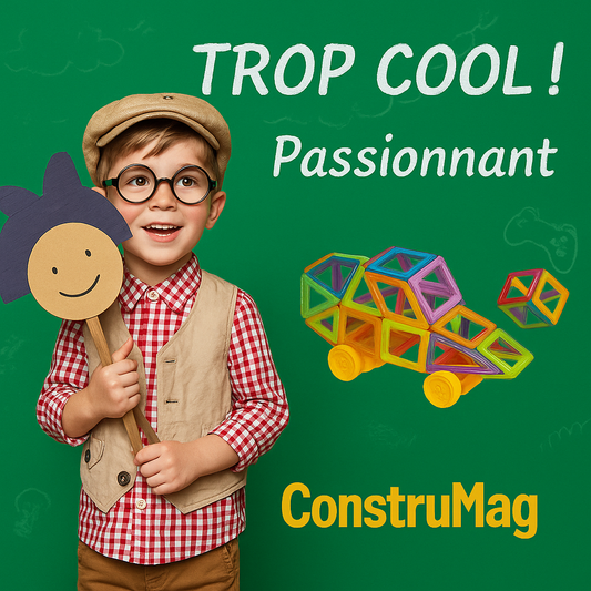 ConstruMag - Blocs de construction magnétiques pour enfants
