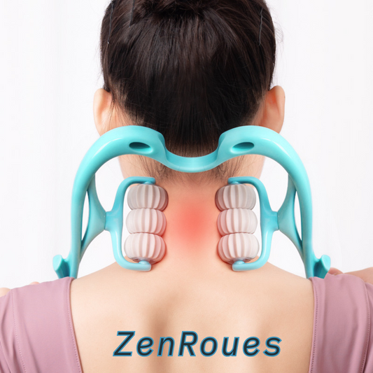 ZenRoues – Masseur cervical manuel multifonction à six roulettes