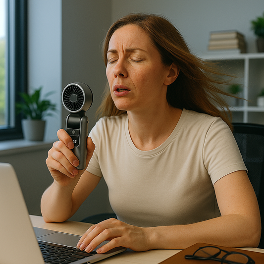 FreshPocket – Mini Ventilateur Turbo Glacé à Emporter Partout