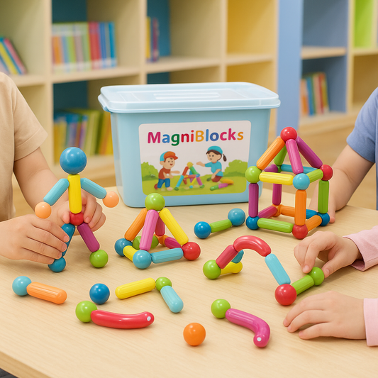 MagniBlocks – Kit de Construction Magnétique Géant pour Esprits Curieux