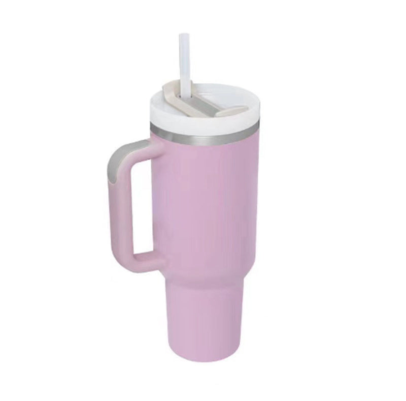 ThermoMax – Gobelet Isotherme 1200ML avec Poignée & Paille Intégrée