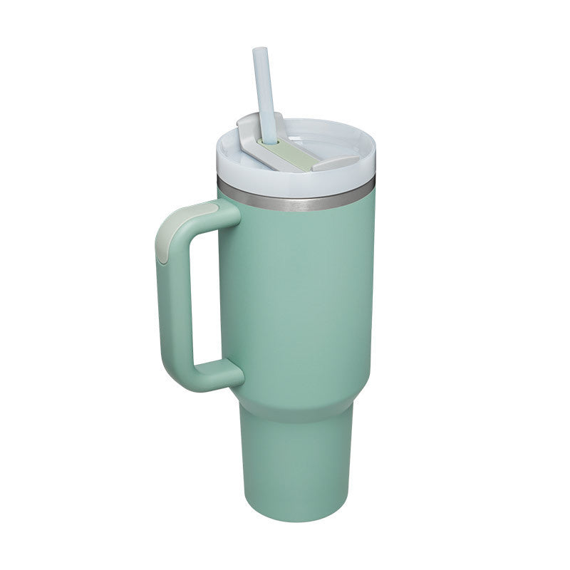 ThermoMax – Gobelet Isotherme 1200ML avec Poignée & Paille Intégrée