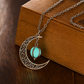 Clarté Nocturne – Le Collier Lune qui Rassure et Émerveille